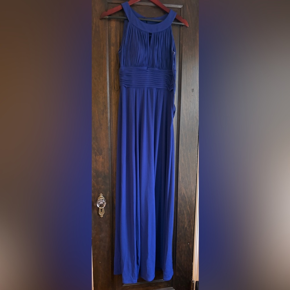 Signature by Sangria Royal Blue Floor Length Dress
